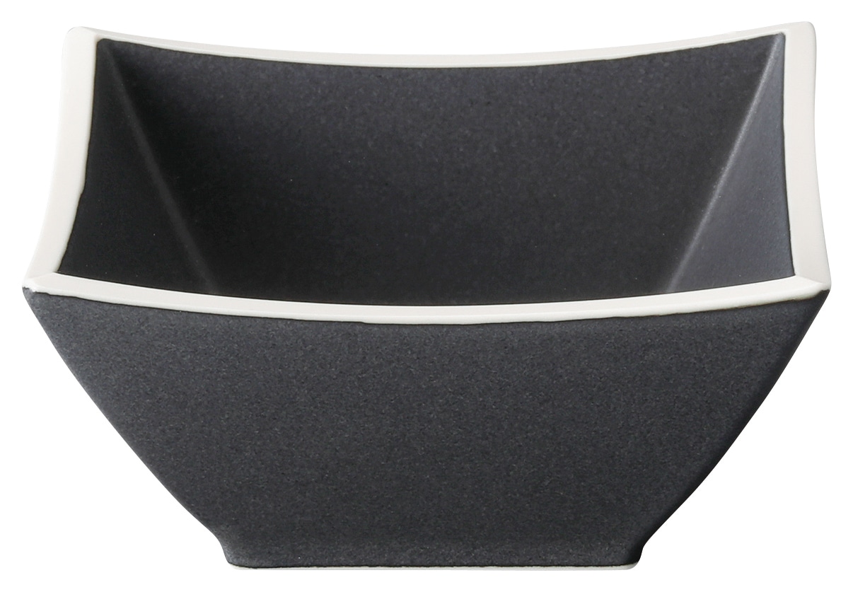 山万 カルマ　カーボンブラック　10.5cmスクエアーボウル 1個（ご注文単位1個）【直送品】