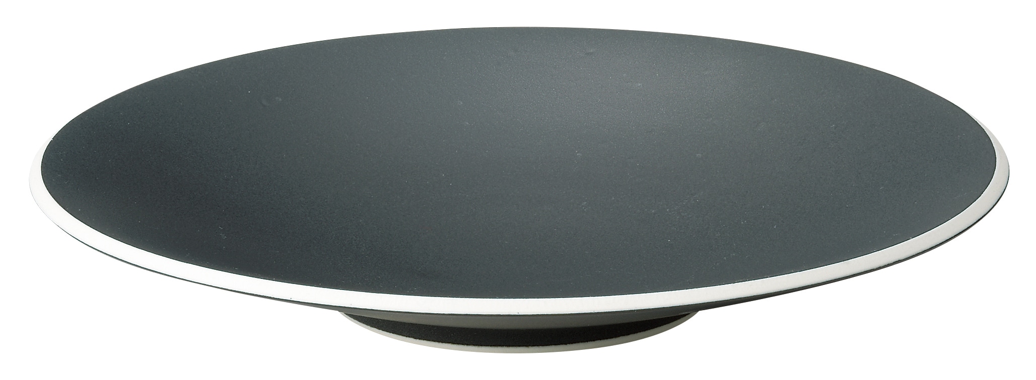 山万 カルマ カーボンブラック 26cm浅ボウル 1個(ご注文単位1個)【直送品】