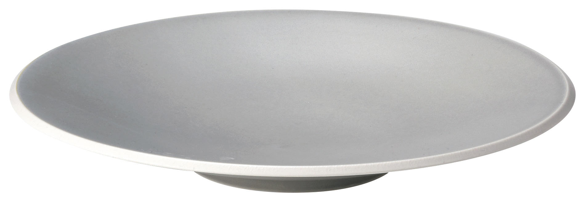 山万 カルマ アーバングレー 24.5cm浅ボウル 1個(ご注文単位1個)【直送品】