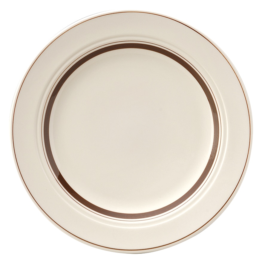 山万 カントリーサイド　ダークブラウン　23cmミート皿 1個（ご注文単位1個）【直送品】