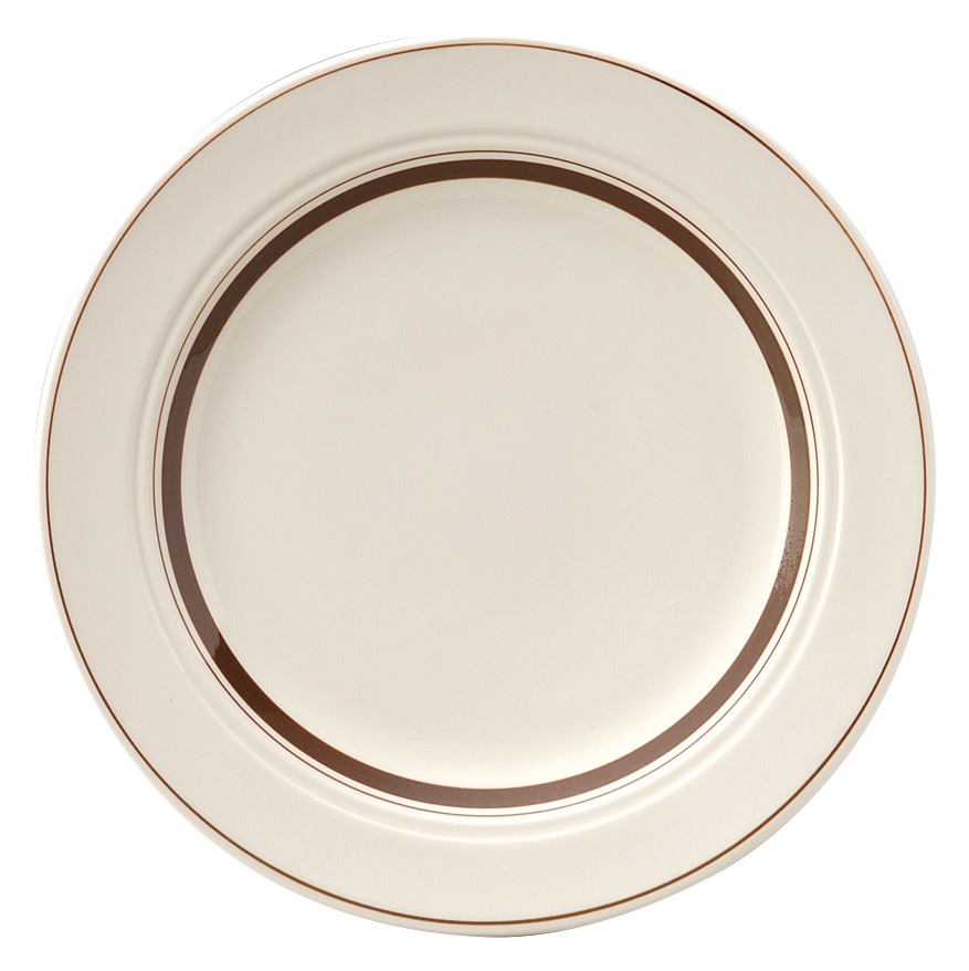 山万 カントリーサイド　ダークブラウン　21cmミート皿 1個（ご注文単位1個）【直送品】