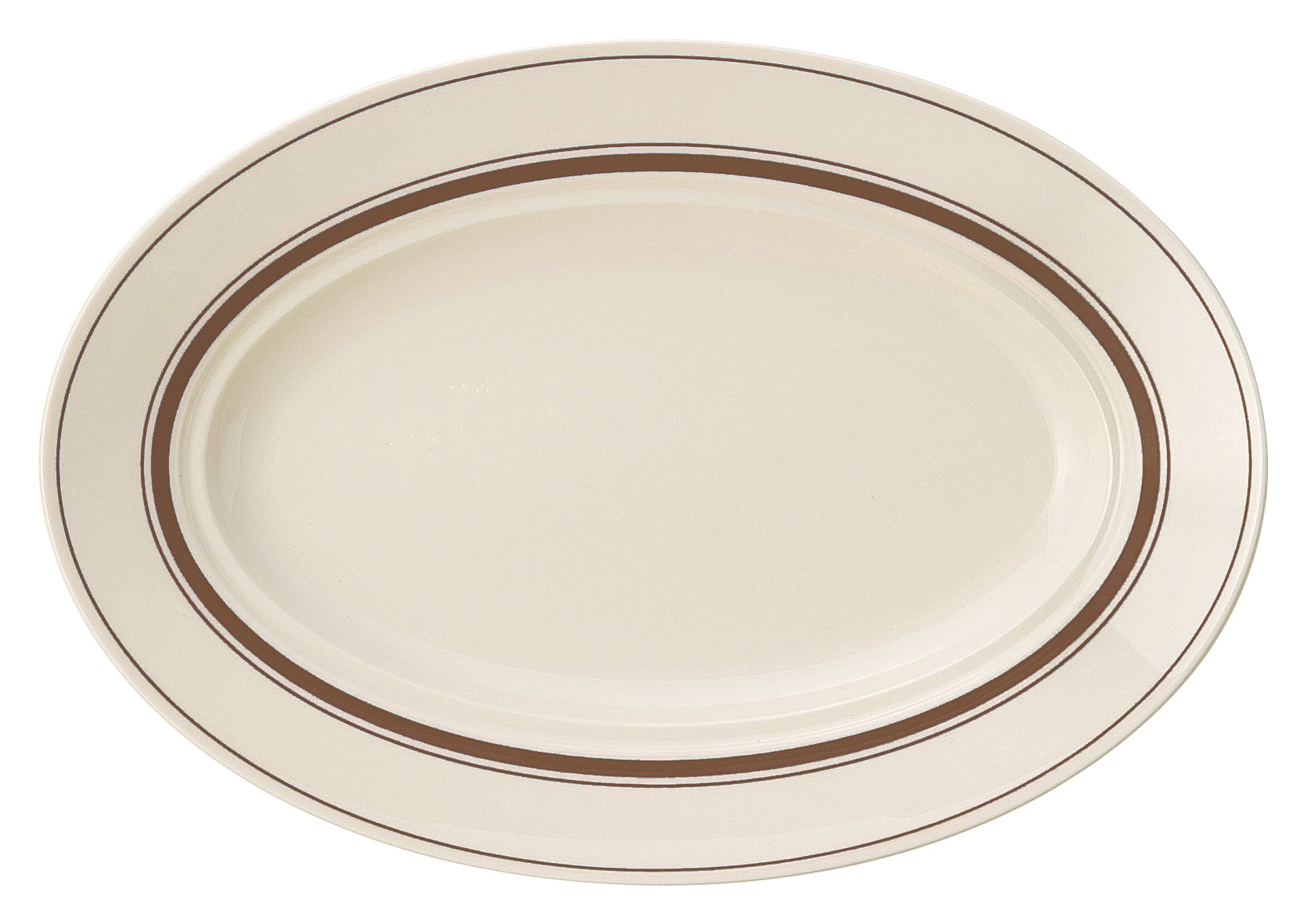 山万 カントリーサイド　ダークブラウン　32.5cmプラター 1個（ご注文単位1個）【直送品】