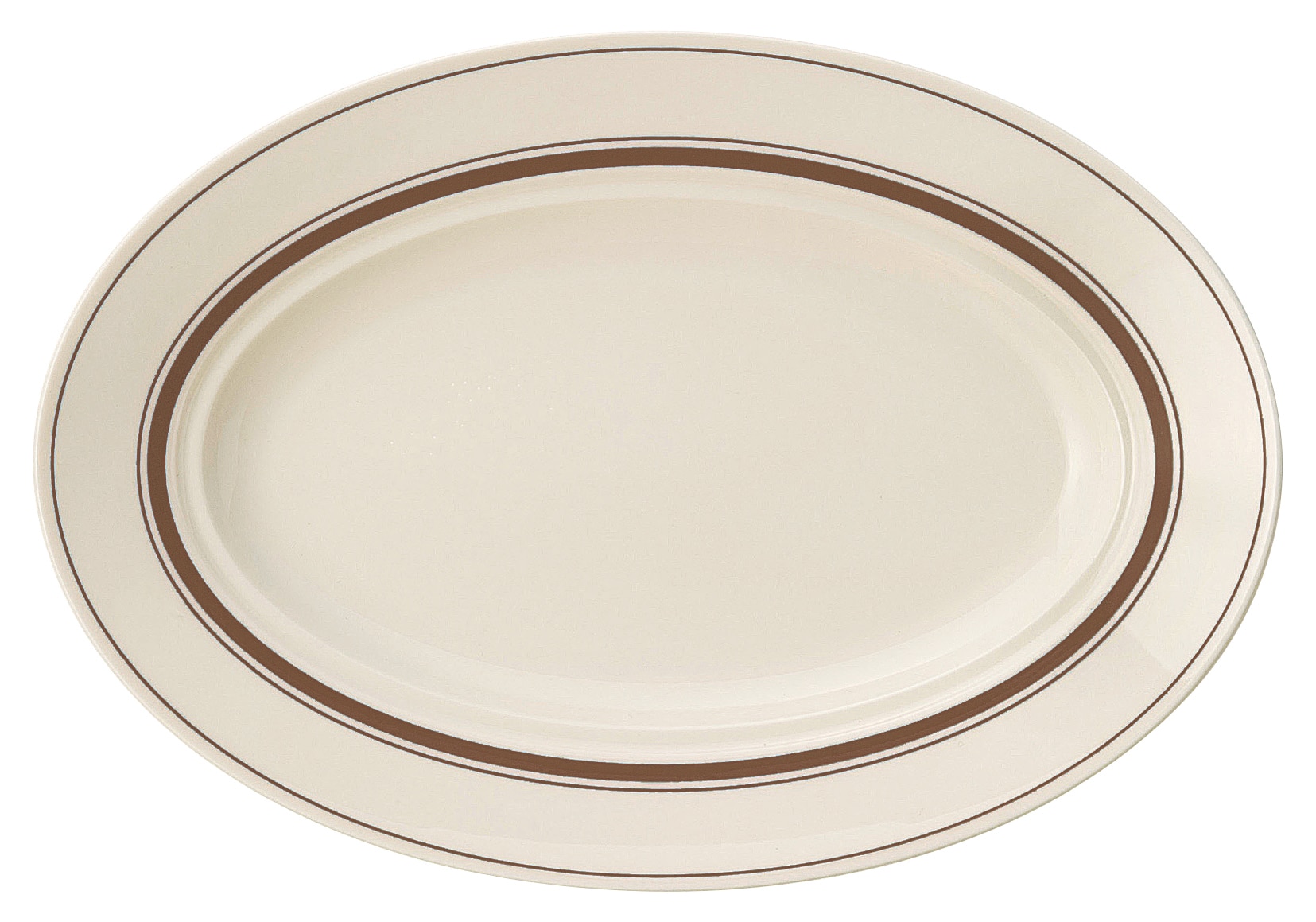 山万 カントリーサイド　ダークブラウン　26.5cmプラター 1個（ご注文単位1個）【直送品】