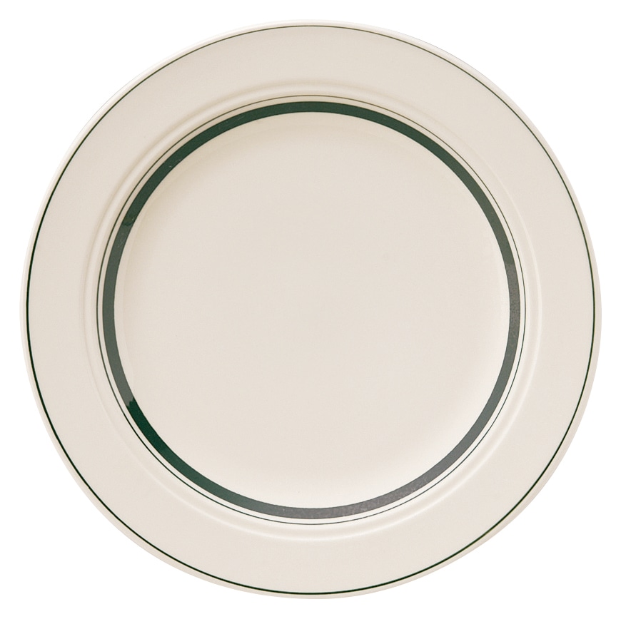 山万 カントリーサイド　モスグリーン　21cmミート皿 1個（ご注文単位1個）【直送品】