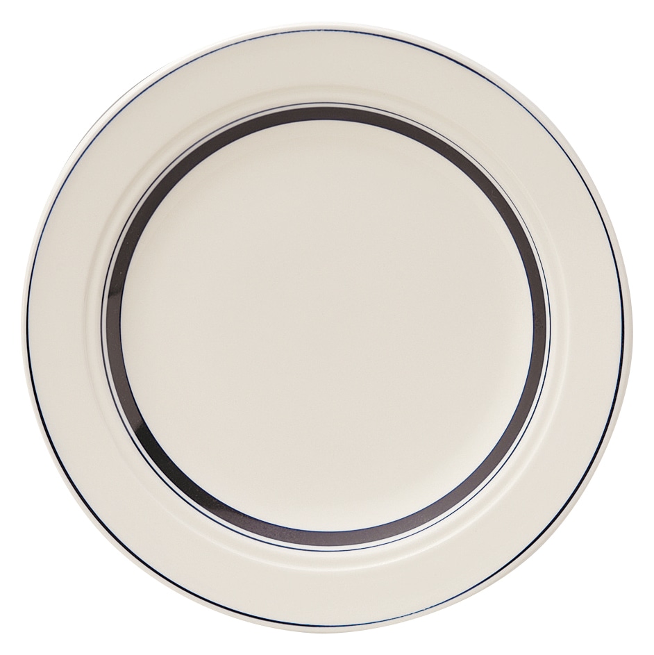 山万 カントリーサイド　ネイビーブルー　25.5cmディナー皿 1個（ご注文単位1個）【直送品】