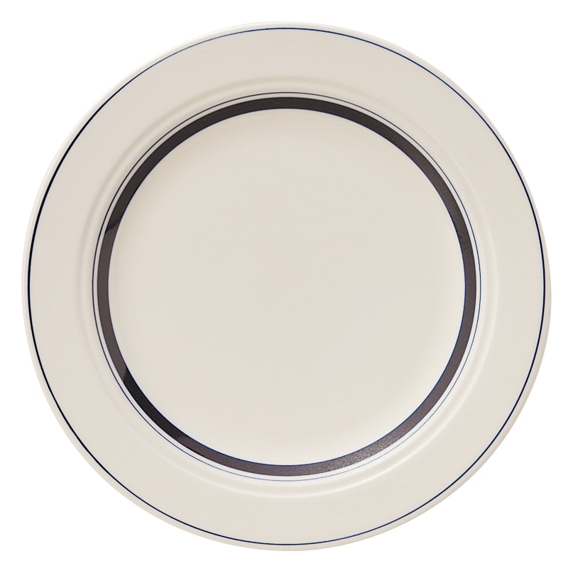 山万 カントリーサイド　ネイビーブルー　21cmミート皿 1個（ご注文単位1個）【直送品】