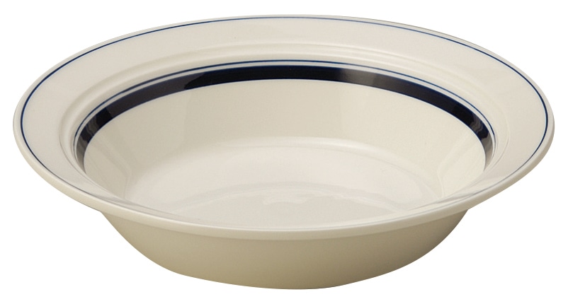 山万 カントリーサイド　ネイビーブルー　22cmスープパスタ 1個（ご注文単位1個）【直送品】