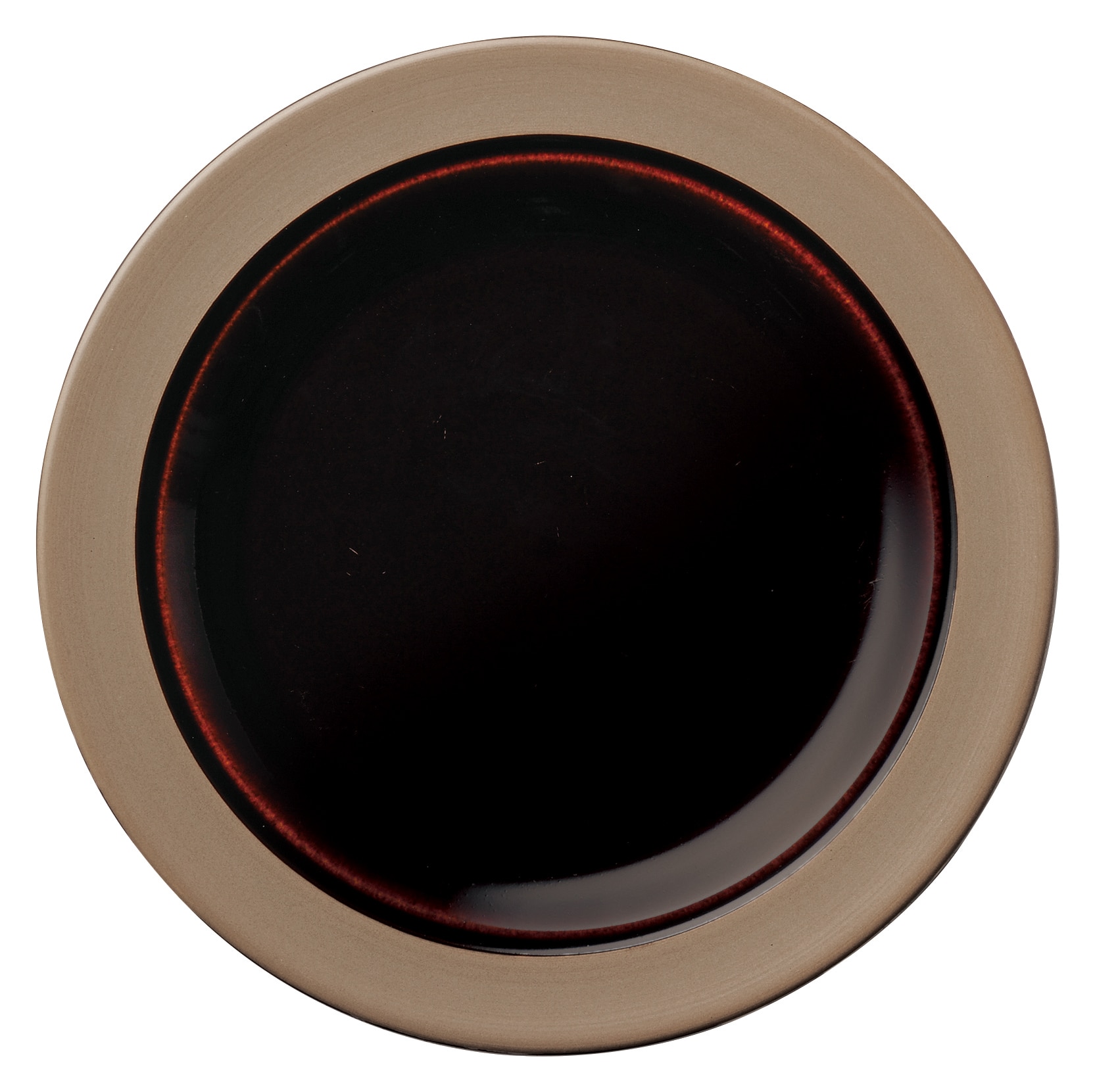 山万 カントリーサイド　オークブラウン　23cmミート皿 1個（ご注文単位1個）【直送品】