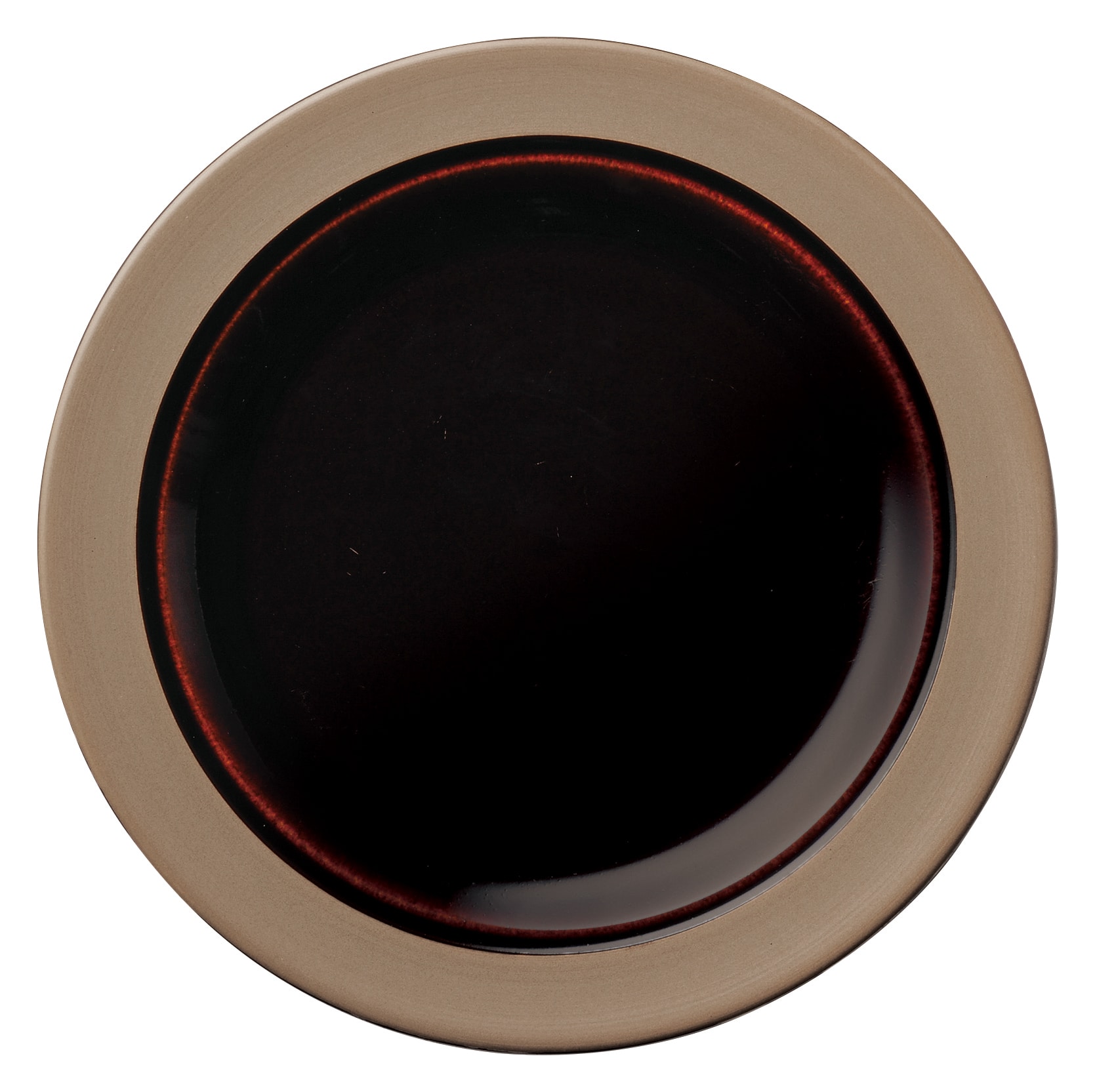 山万 カントリーサイド　オークブラウン　20cmケーキ皿 1個（ご注文単位1個）【直送品】