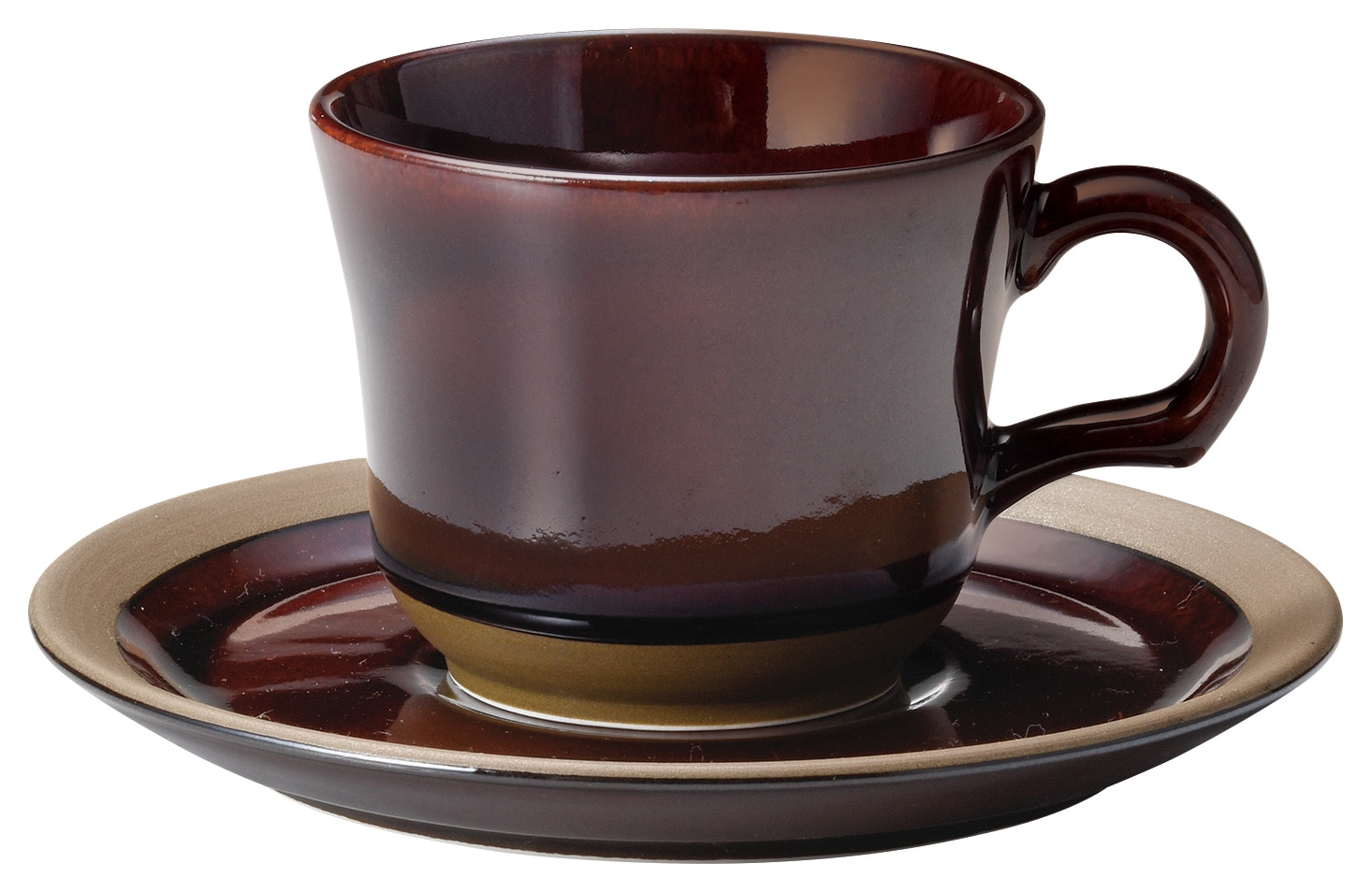 山万 カントリーサイド　オークブラウン　コーヒーカップ ※カップ単品のみ 1個（ご注文単位1個）【直送品】