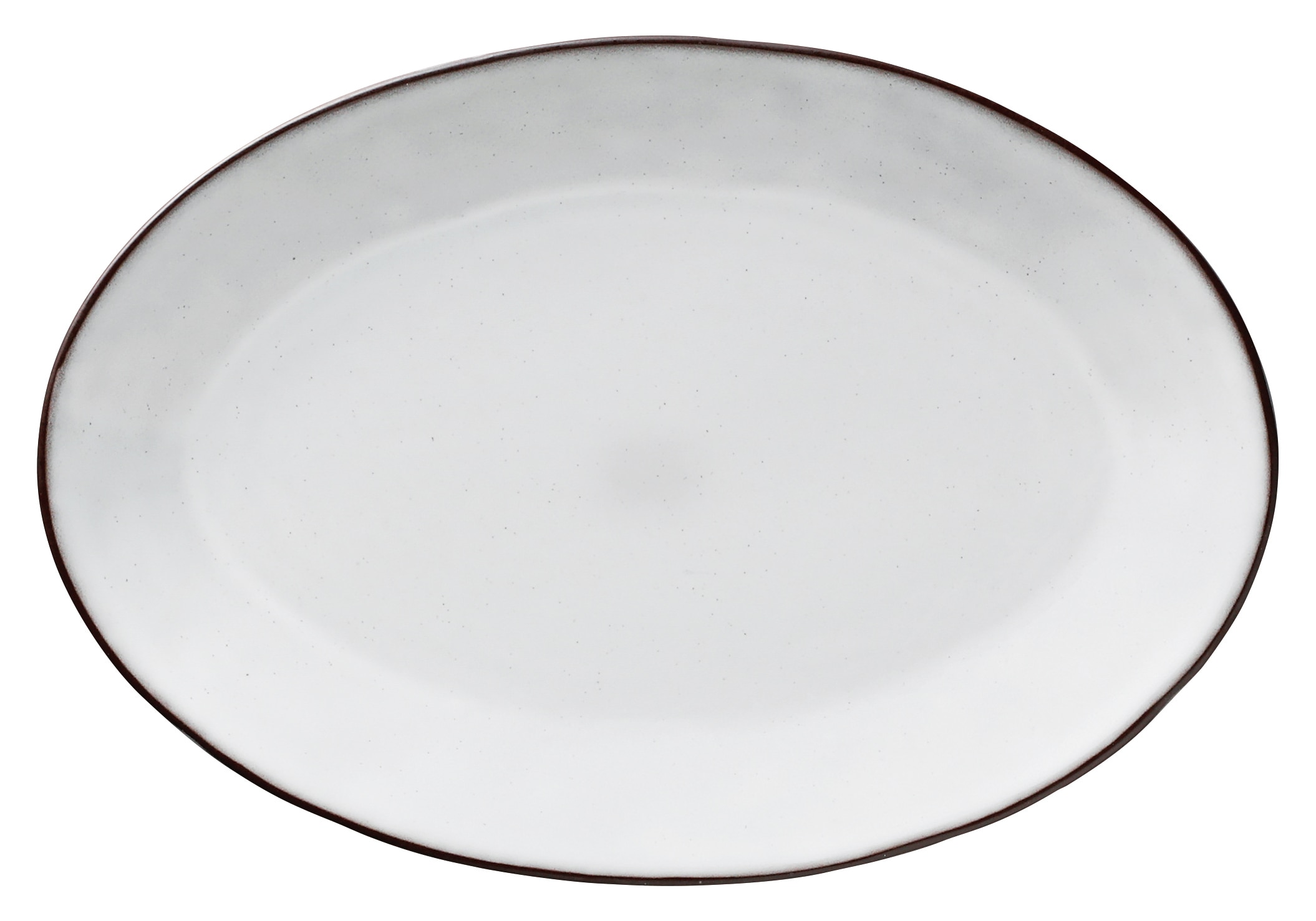 山万 ラフェルム　スモークホワイト　26cmプラター 1個（ご注文単位1個）【直送品】