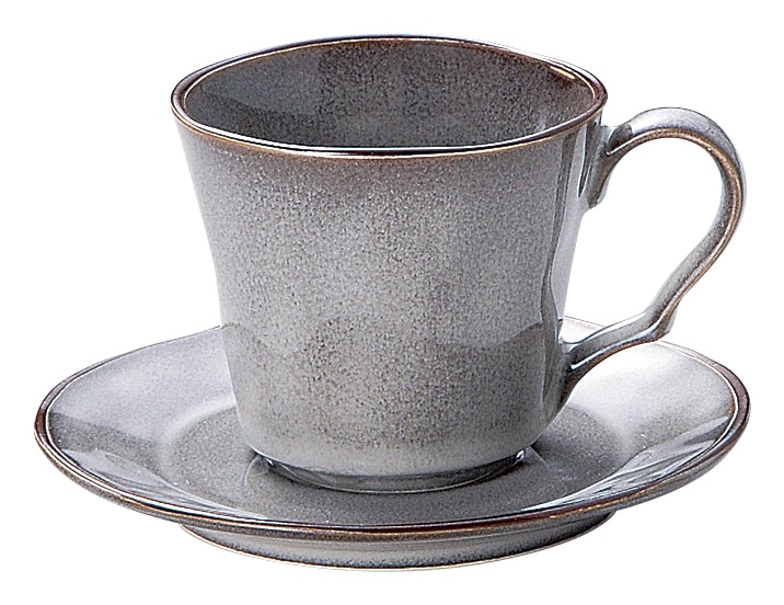 山万 ラフェルム　ストームグレー　コーヒーソーサー※ソーサー単品のみ 1個（ご注文単位1個）【直送品】