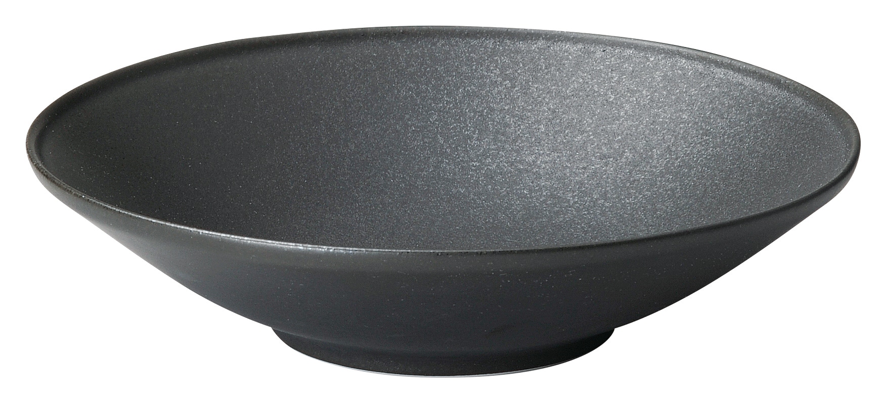 山万 フィノ　クリスタルブラック　20cm浅ボウル 1個（ご注文単位1個）【直送品】