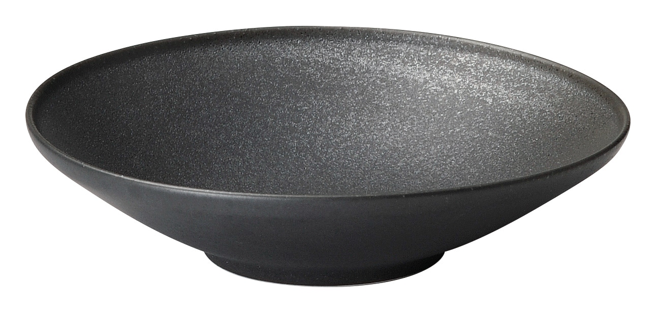 山万 フィノ　クリスタルブラック　14.5cm浅ボウル 1個（ご注文単位1個）【直送品】