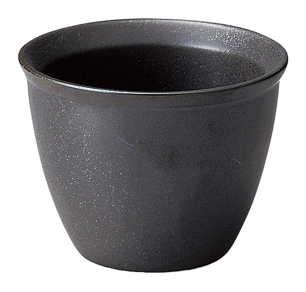 山万 フィノ　クリスタルブラック　多用カップ 1個（ご注文単位1個）【直送品】