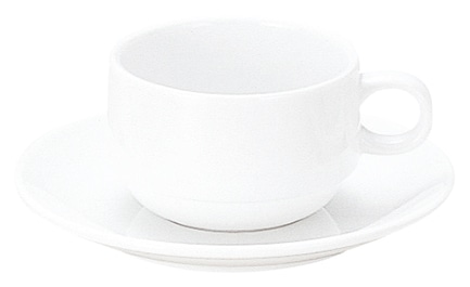 山万 プラージュ　スタックカプチーノカップ ※カップ単品のみ1個（ご注文単位1個）【直送品】