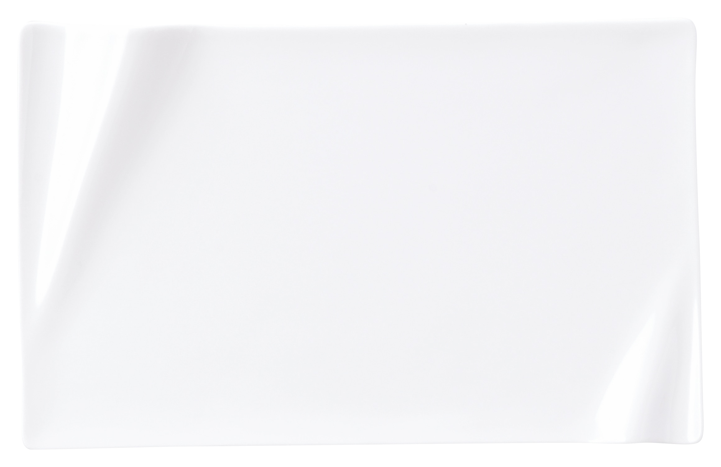 山万 ネプチューン ピュアホワイト 24cm長角プレート 1個(ご注文単位1個)【直送品】