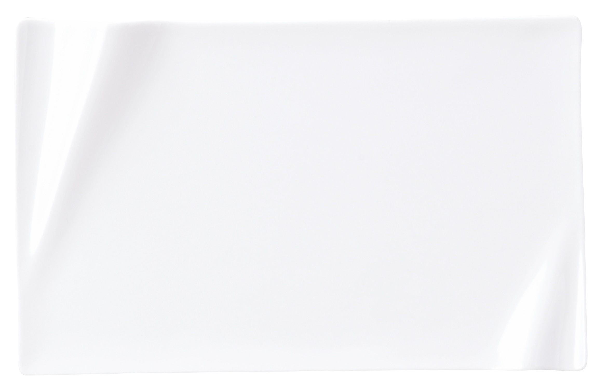 山万 ネプチューン ピュアホワイト 22cm長角プレート 1個(ご注文単位1個)【直送品】