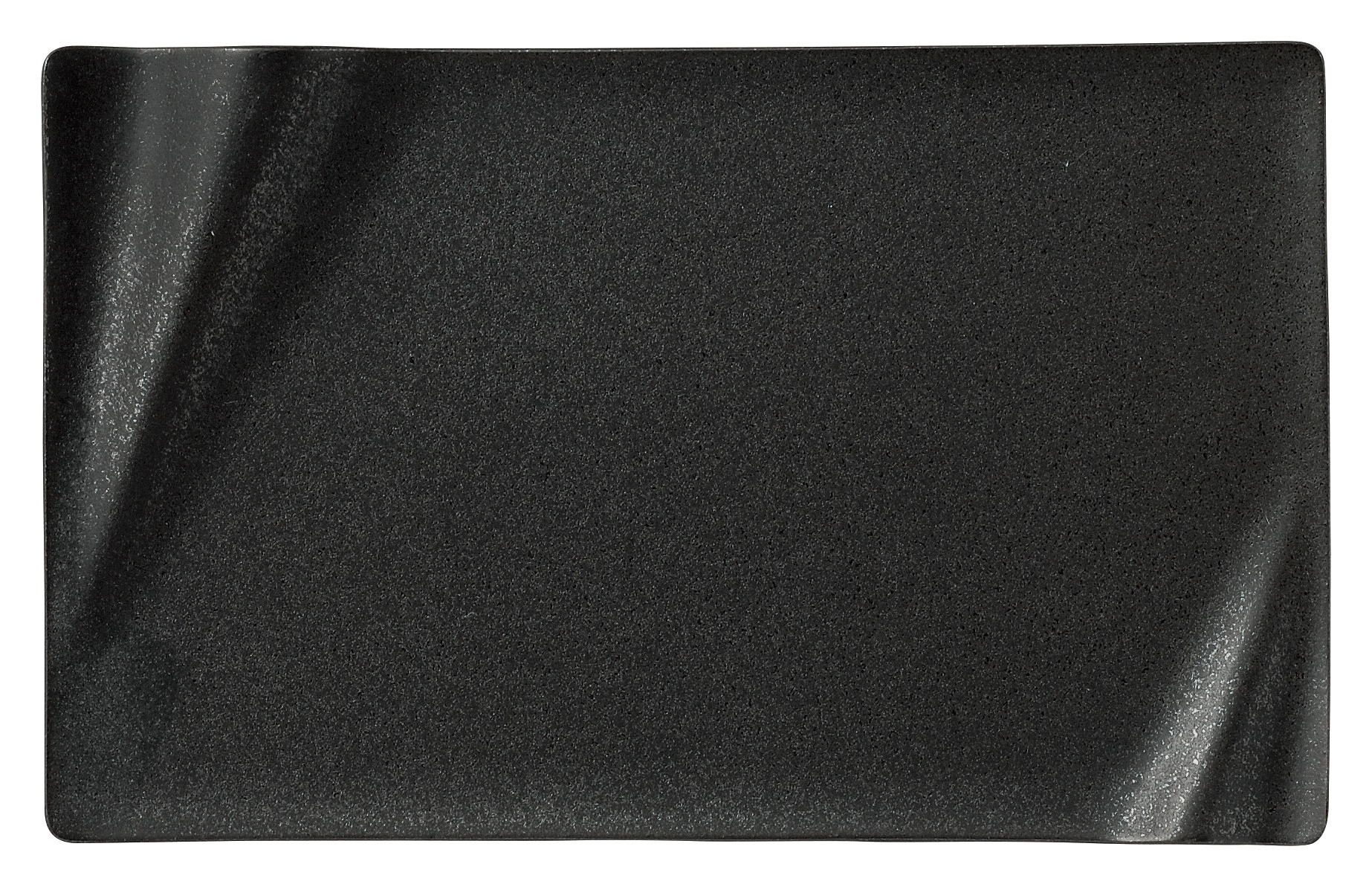 山万 ネプチューン クリスタルブラック 26cm長角プレート 1個(ご注文単位1個)【直送品】