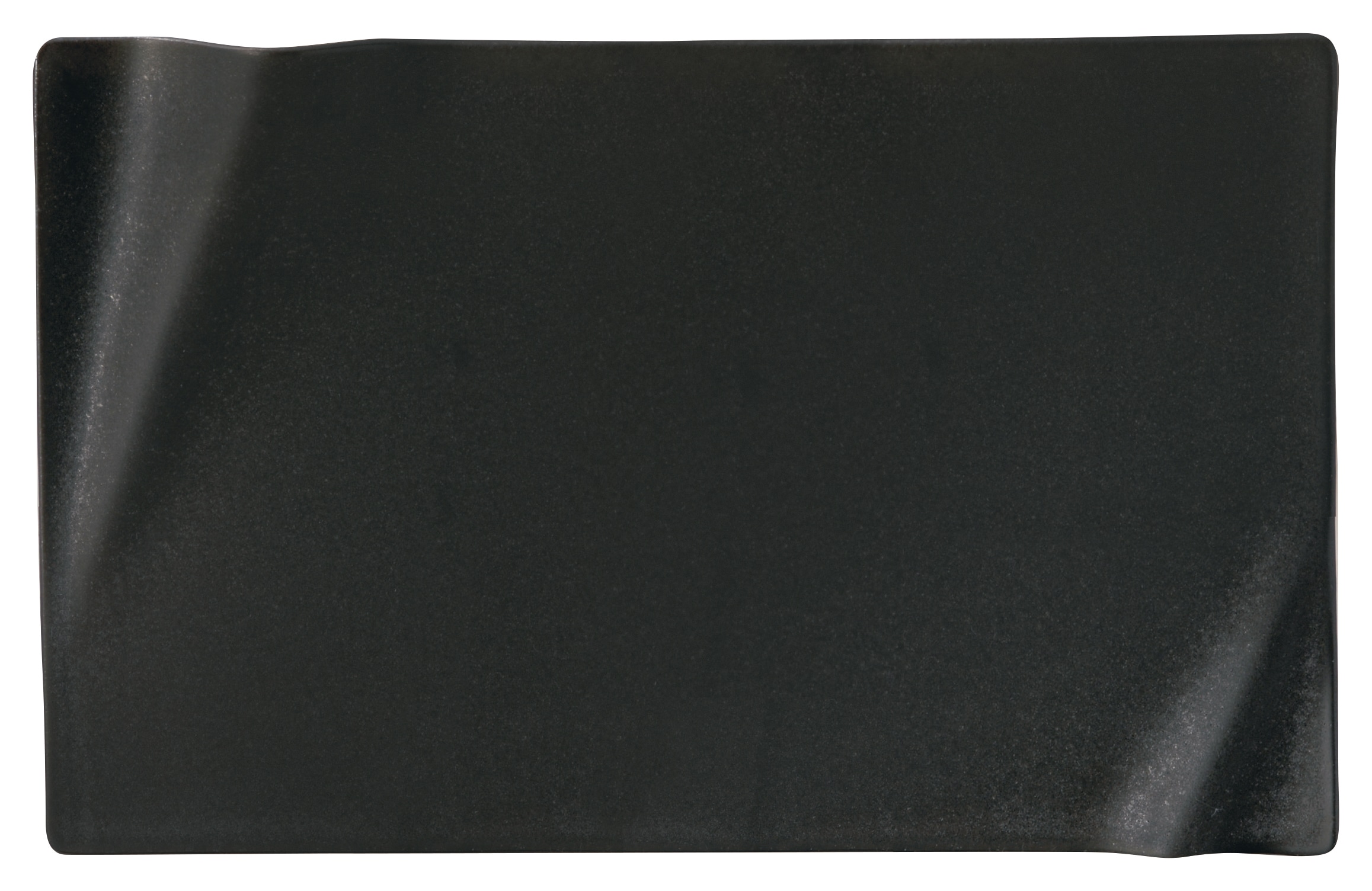 山万 ネプチューン クリスタルブラック 24cm長角プレート 1個(ご注文単位1個)【直送品】