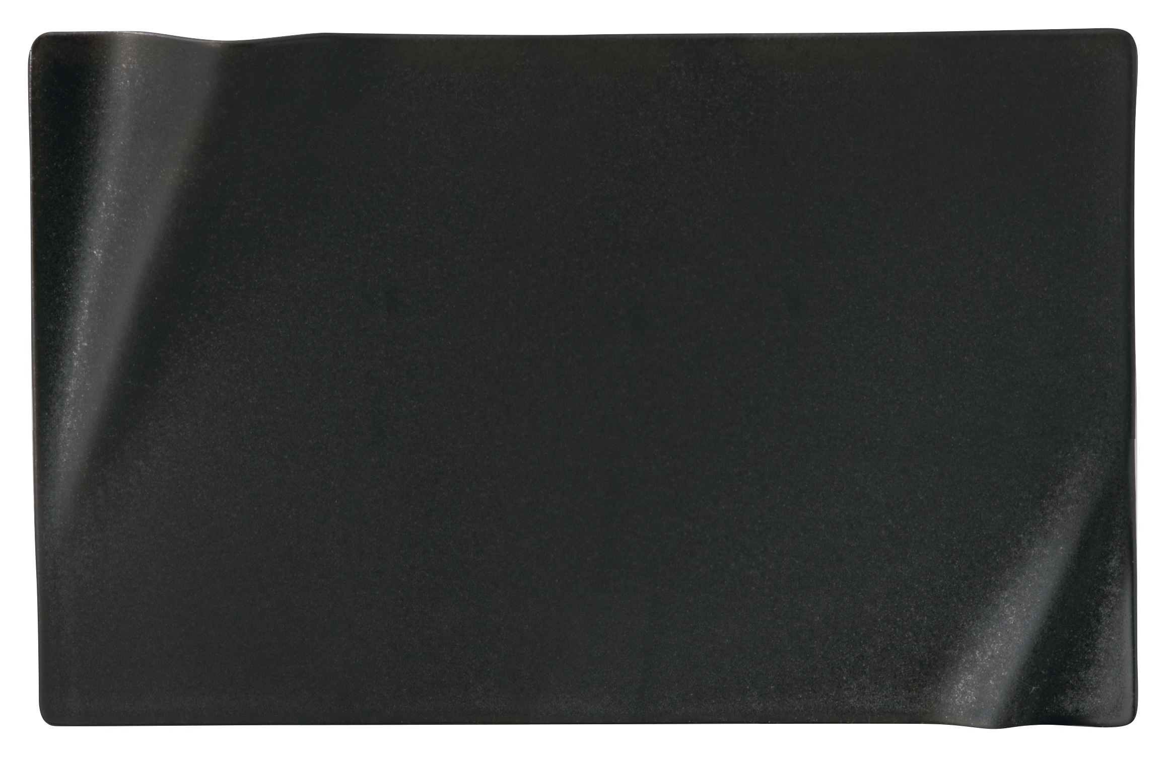 山万 ネプチューン クリスタルブラック 22cm長角プレート 1個(ご注文単位1個)【直送品】