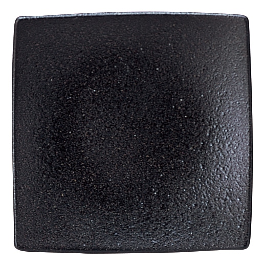 山万 エボニー 19.5cmスクエアープレート 1個(ご注文単位1個)【直送品】