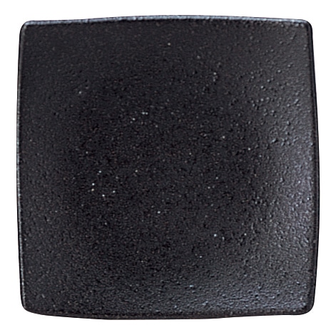 山万 エボニー 15.5cmスクエアープレート 1個(ご注文単位1個)【直送品】