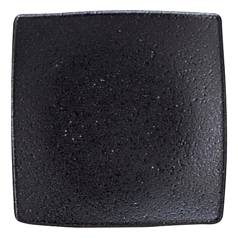 山万 エボニー 13.5cmスクエアープレート 1個(ご注文単位1個)【直送品】