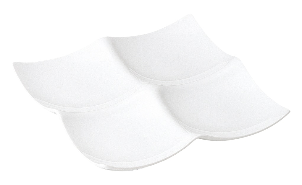 山万 タイド　21cm4菜皿 1個（ご注文単位1個）【直送品】