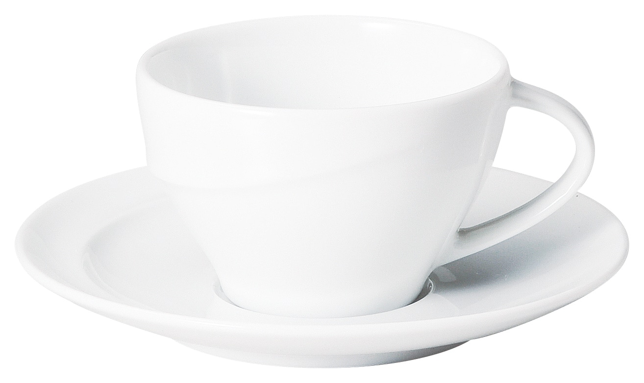 山万 アルコ　ピュアホワイト　コーヒーソーサー※ソーサー単品のみ 1個（ご注文単位1個）【直送品】