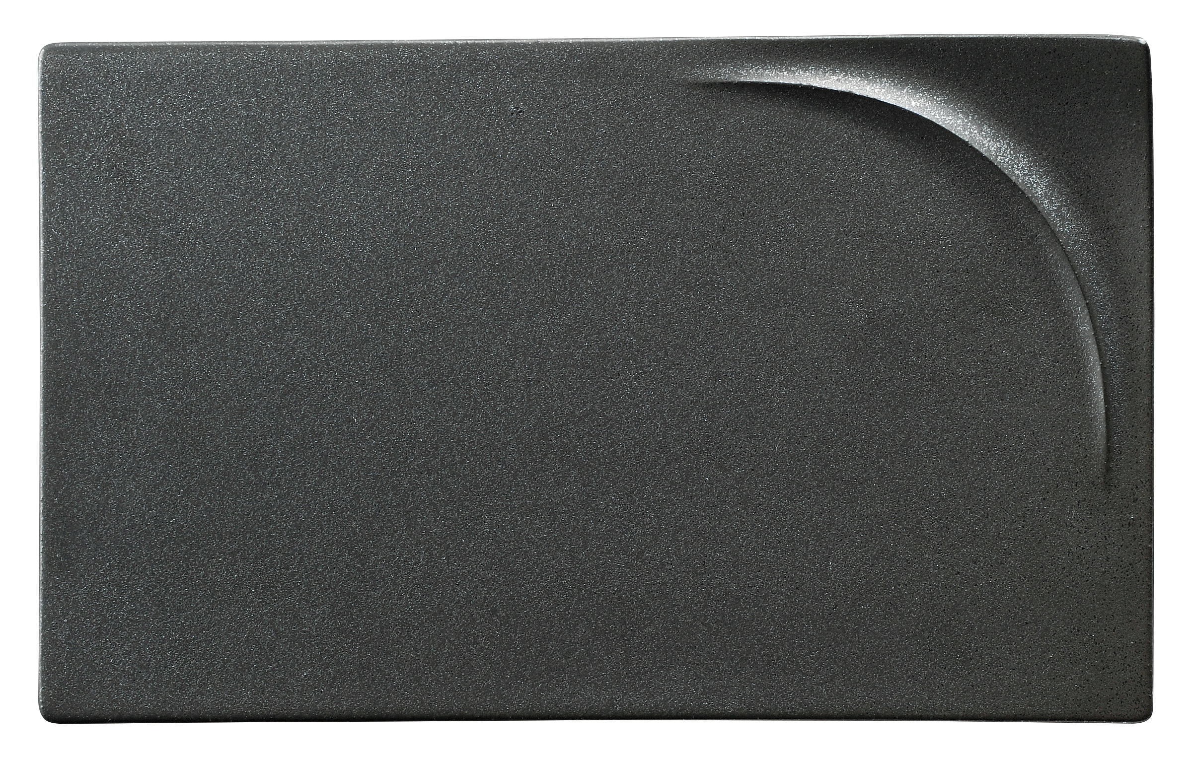 山万 アルコ　クリスタルブラック　29cm長角プレート 1個（ご注文単位1個）【直送品】