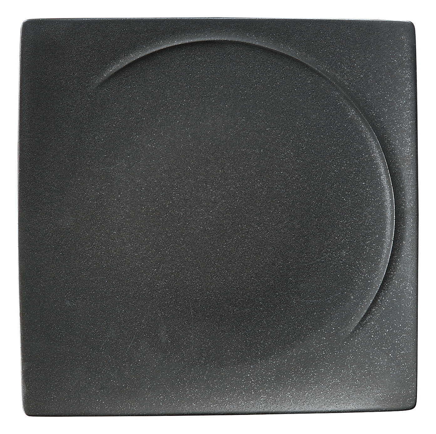 山万 アルコ クリスタルブラック 28cmスクエアープレート 1個(ご注文単位1個)【直送品】