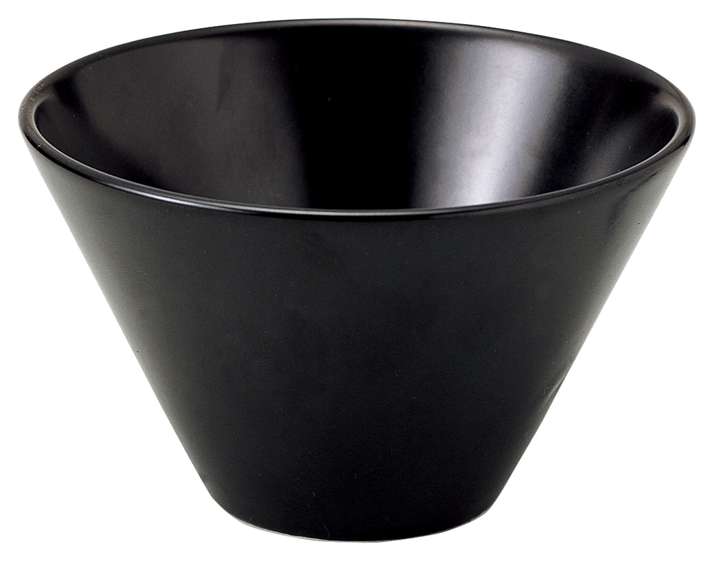山万 パティオ　マットブラック　16.5cmトロンバトールボウル 1個（ご注文単位1個）【直送品】