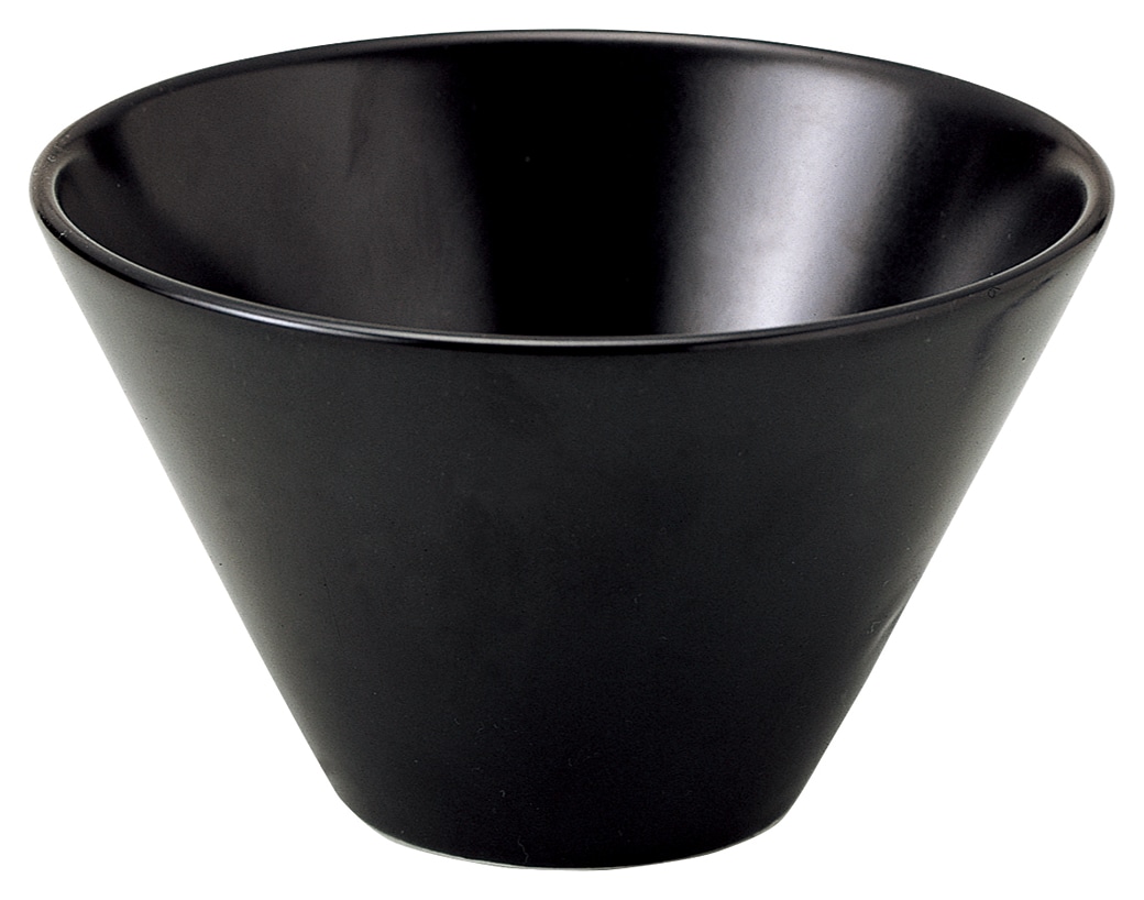 山万 パティオ　マットブラック　11.5cmトロンバトールボウル 1個（ご注文単位1個）【直送品】