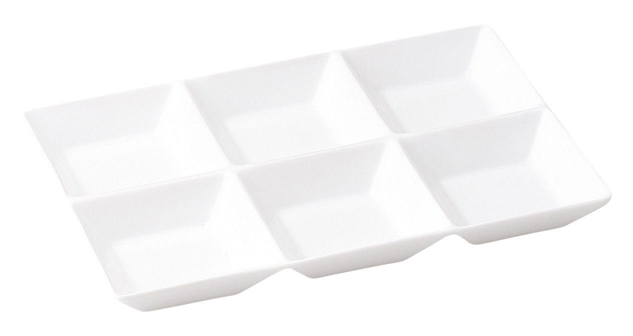 山万 スクエアー　6菜深皿 1個（ご注文単位1個）【直送品】