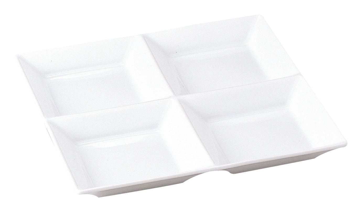 山万 スクエアー　4連深皿 1個（ご注文単位1個）【直送品】