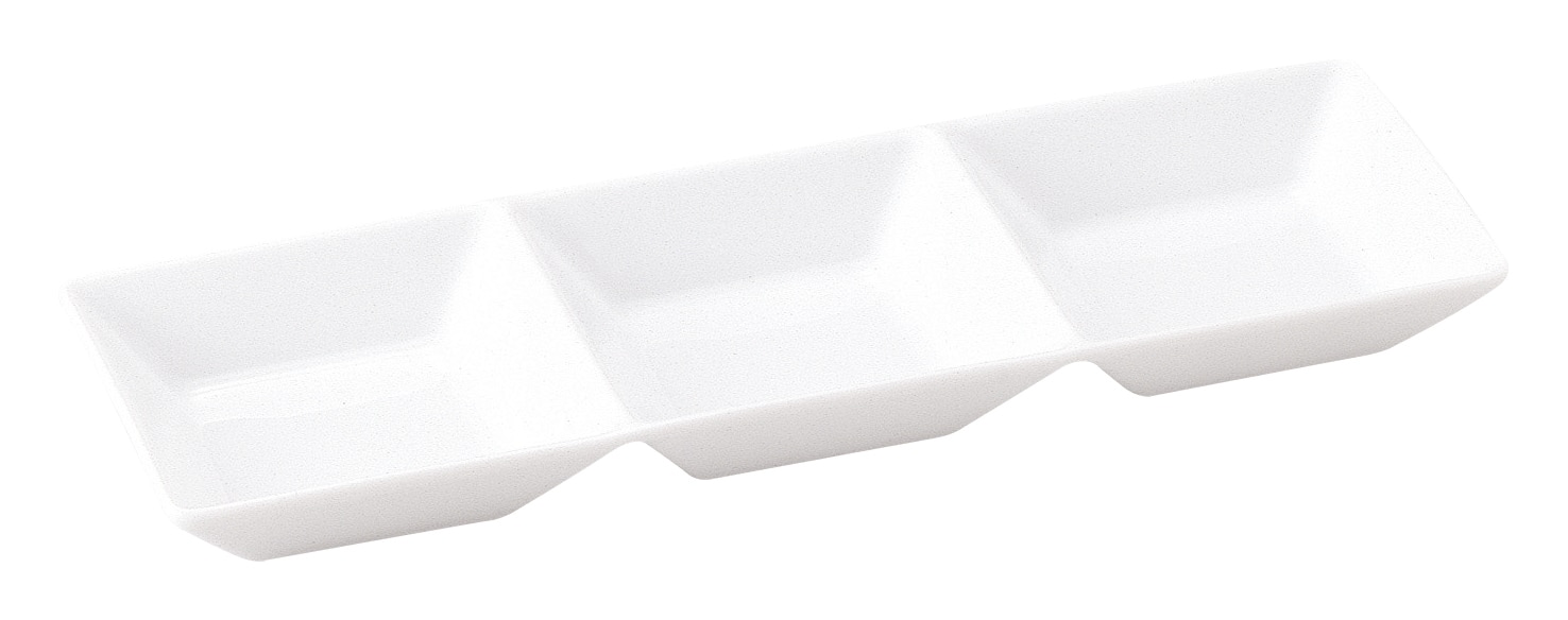 山万 スクエアー　3連深皿 1個（ご注文単位1個）【直送品】