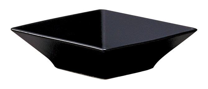 山万 スクエアー　マットブラック　12.5cmボウル 1個（ご注文単位1個）【直送品】