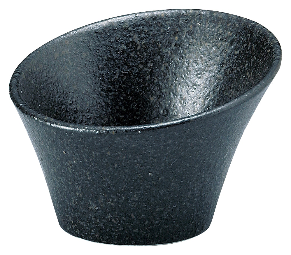 山万 スパイアー 墨染 7.5cmスラントトールボウル 1個(ご注文単位1個)【直送品】