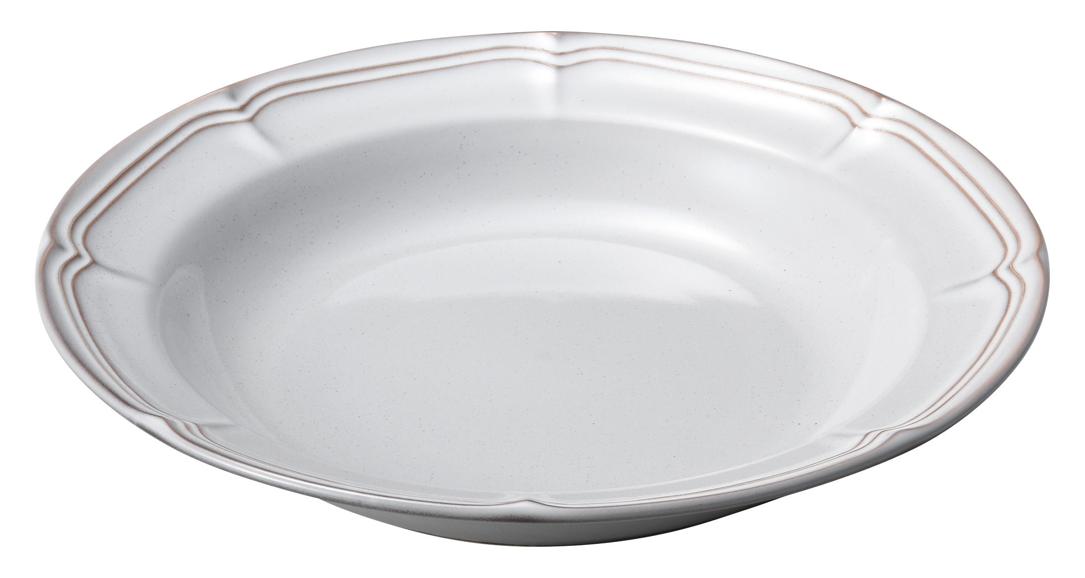 山万 ラフィネ　スモークホワイト　25.5cmパスタボウル 1個（ご注文単位1個）【直送品】