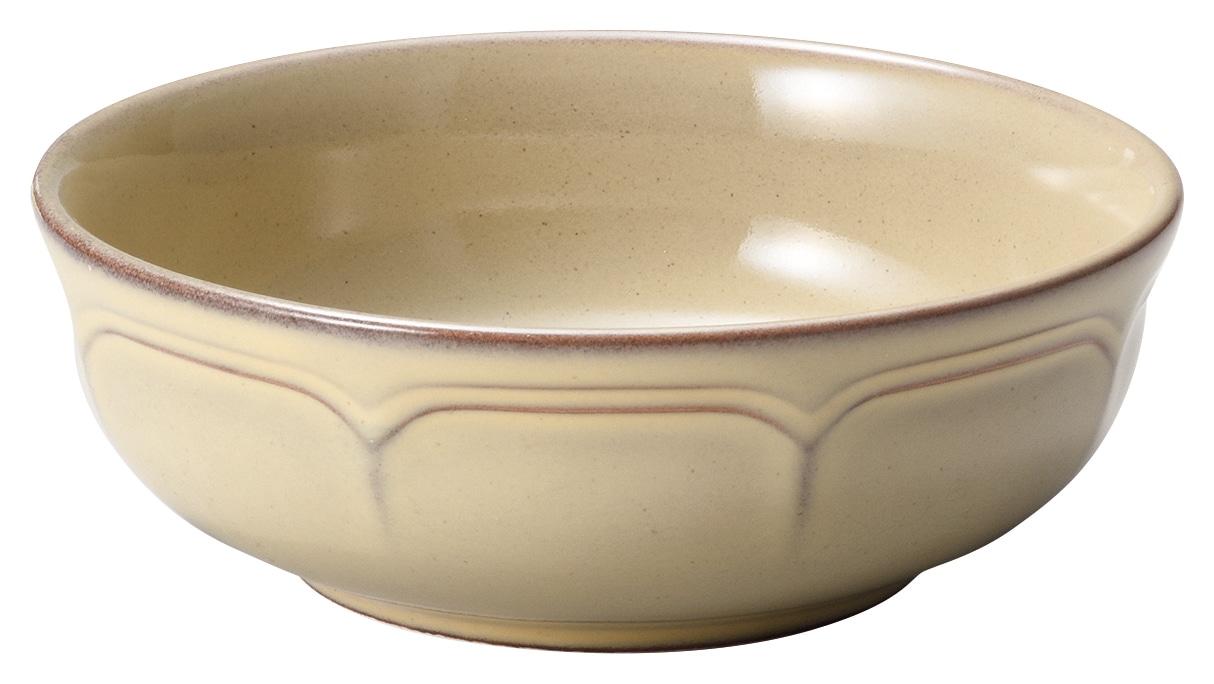 山万 ラフィネ　シナモンベージュ　12cmボウル 1個（ご注文単位1個）【直送品】