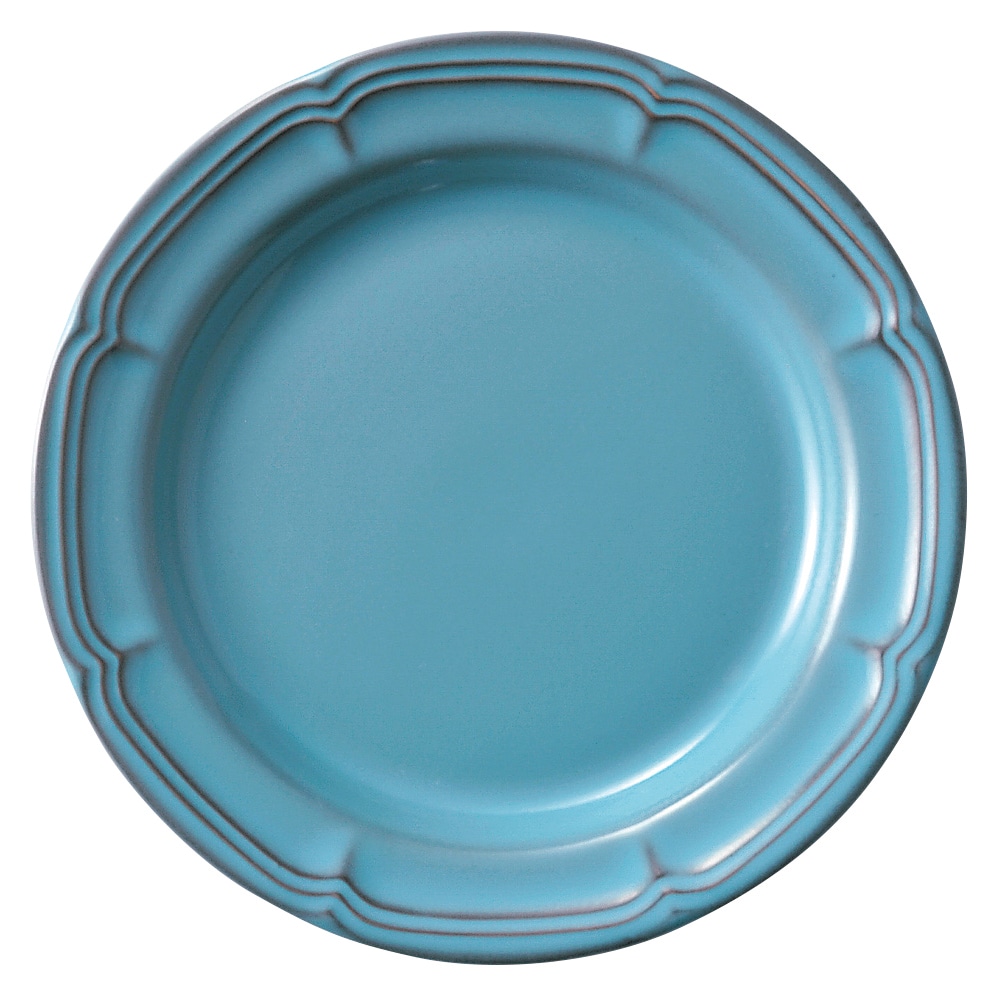 山万 ラフィネ　アンティークブルー　29cmリムプレート 1個（ご注文単位1個）【直送品】