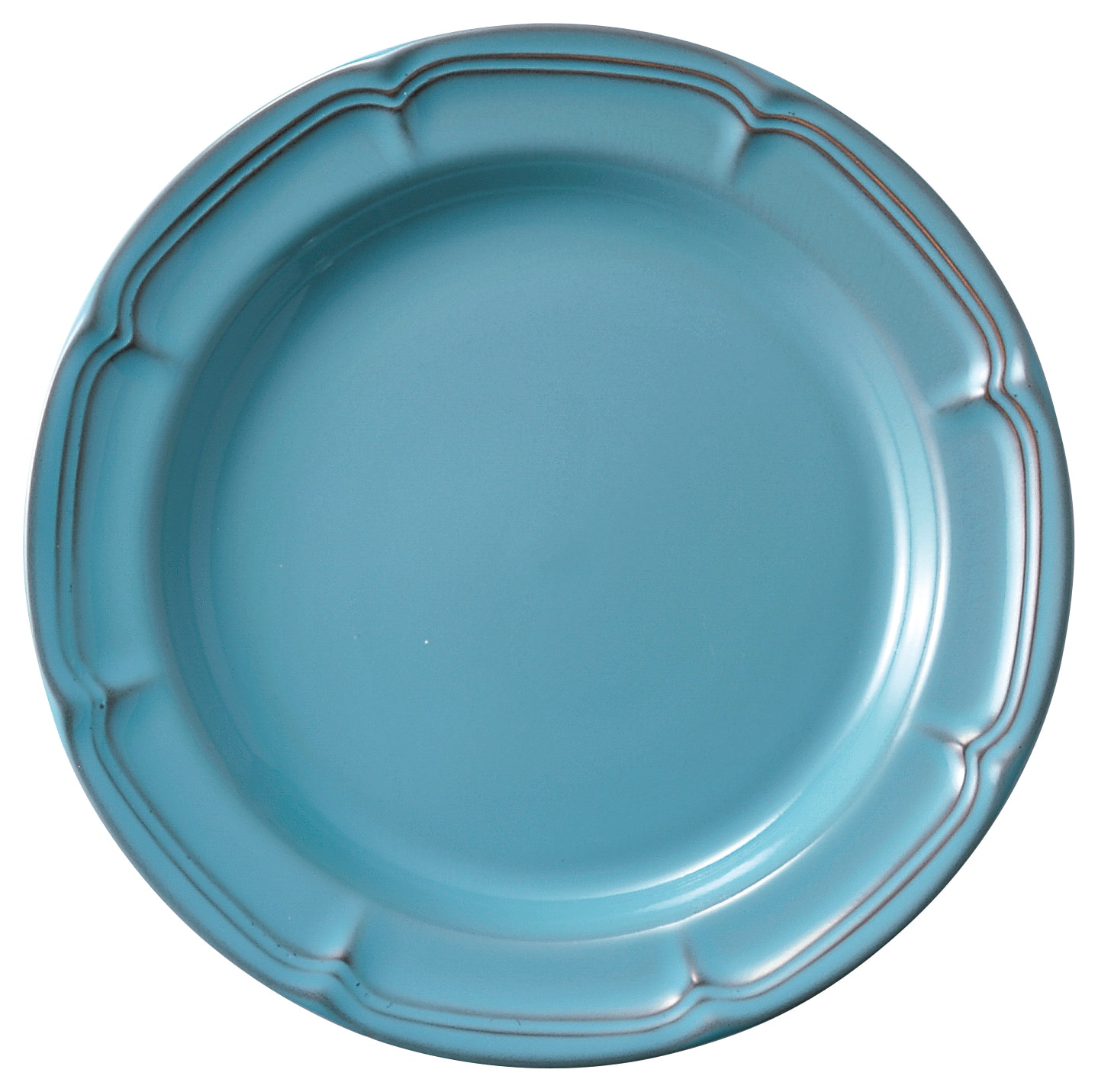 山万 ラフィネ　アンティークブルー　23.5cmリムプレート 1個（ご注文単位1個）【直送品】