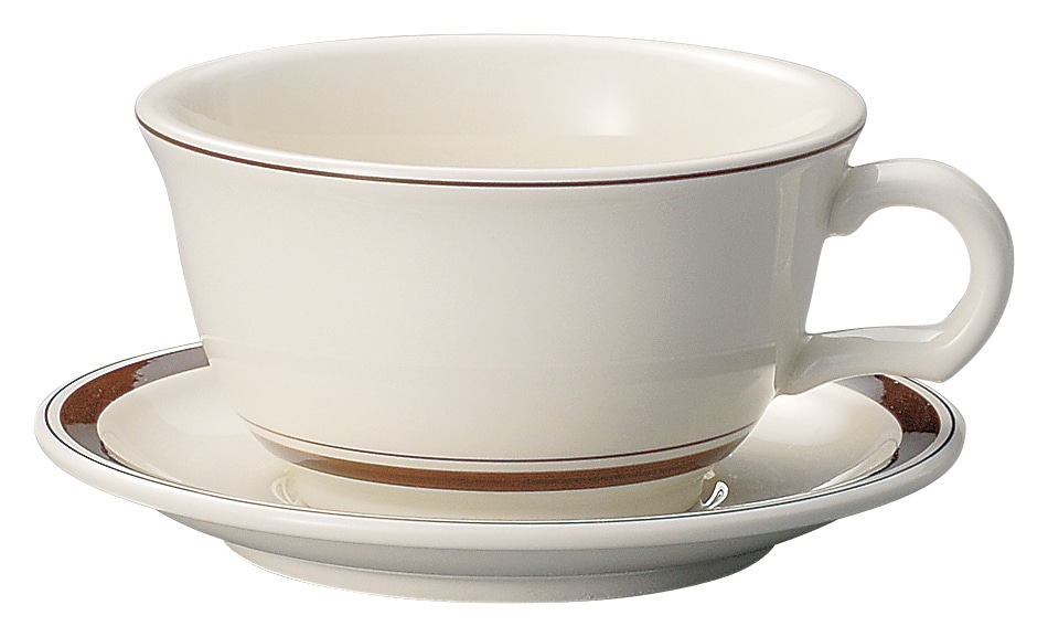 山万 カントリーサイド　ダークブラウン　モア兼用ソーサー※ソーサー単品のみ 1個（ご注文単位1個）【直送品】