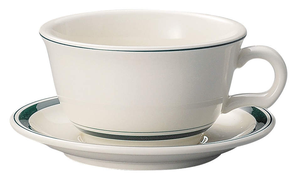 山万 カントリーサイド　モスグリーン　モア兼用ソーサー※ソーサー単品のみ 1個（ご注文単位1個）【直送品】