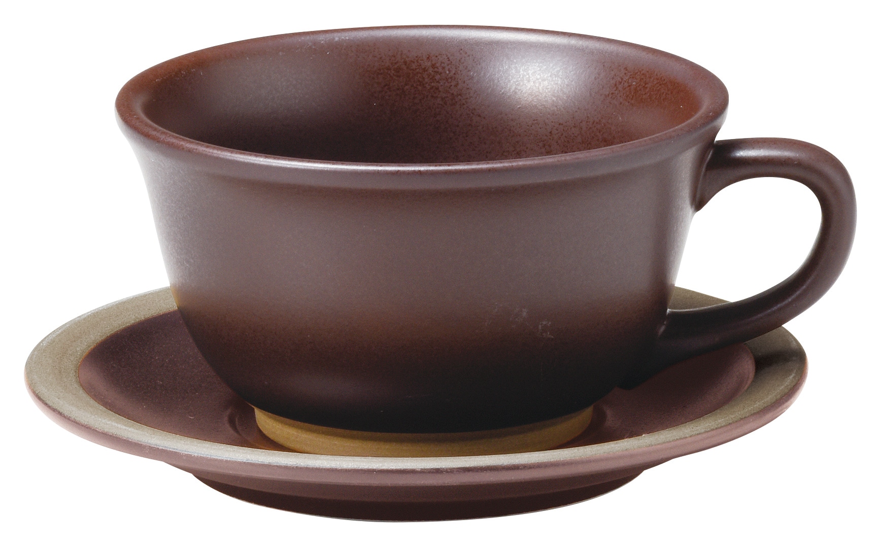 山万 ハーベスト　カカオブラウン　片手スープカップ 1個（ご注文単位1個）【直送品】