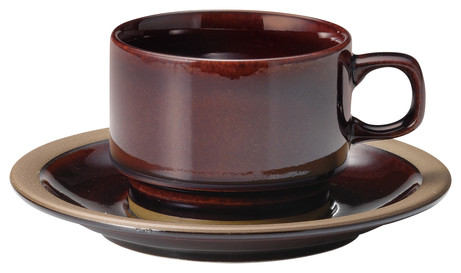 山万 カントリーサイド　オークブラウン　モア兼用ソーサー※ソーサー単品のみ 1個（ご注文単位1個）【直送品】