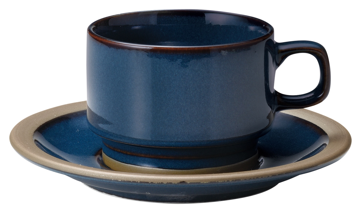 山万 カントリーサイド　レイクブルー　モア兼用ソーサー※ソーサー単品のみ 1個（ご注文単位1個）【直送品】