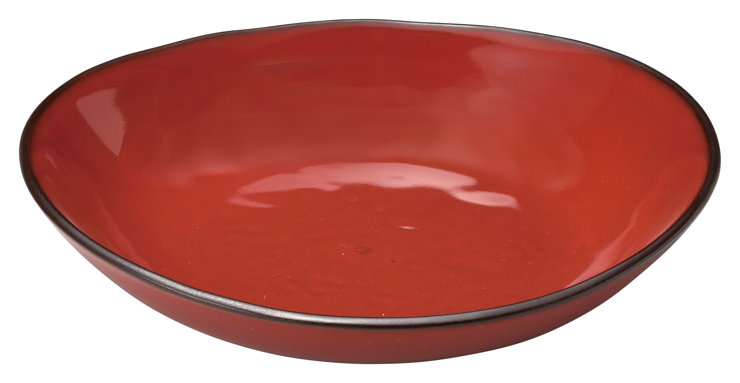 山万 ラフェルム　ウ゛ィンテージレッド　22.5cm深皿 1個（ご注文単位1個）【直送品】