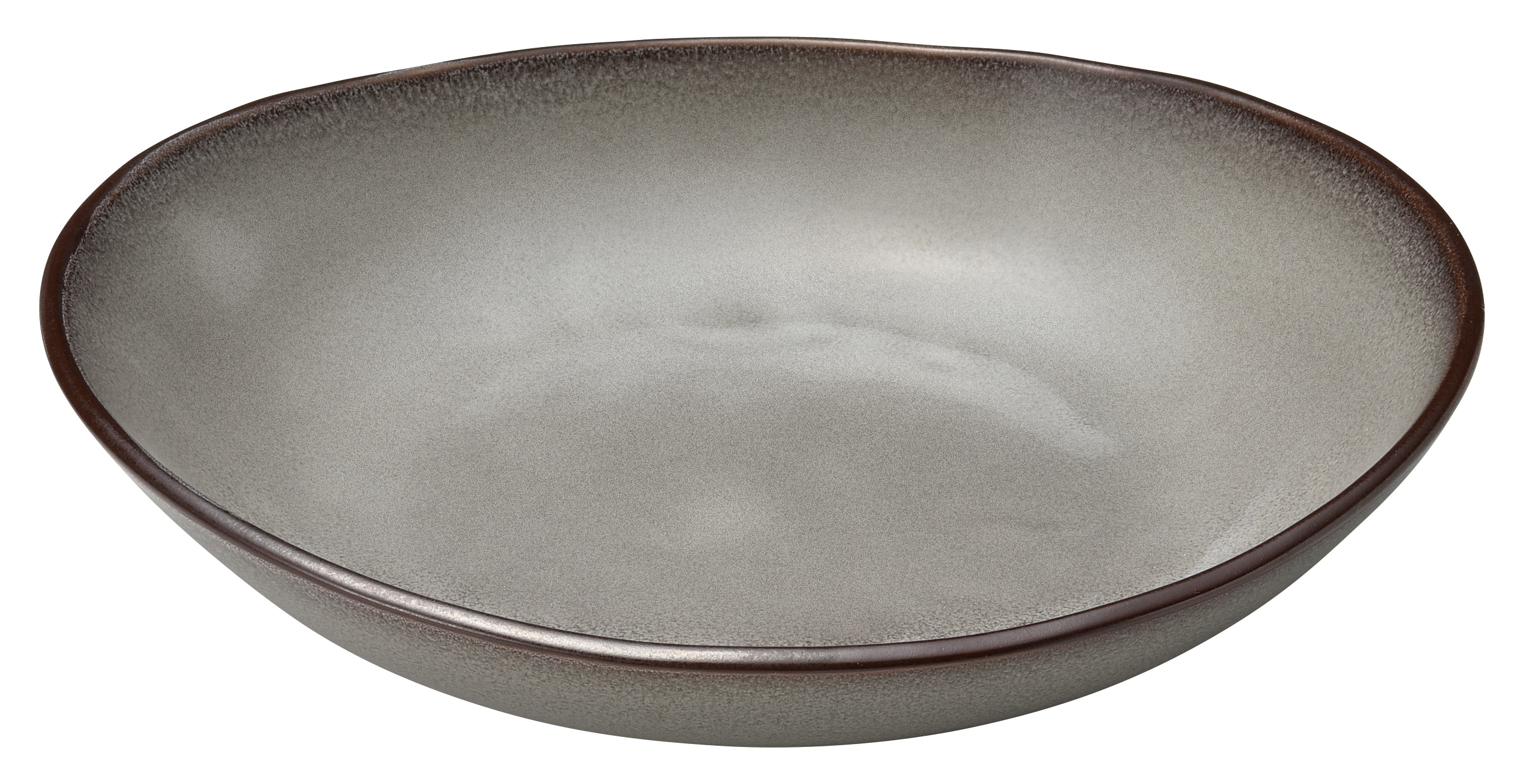 山万 ラフェルム　ストームグレー　22.5cm深皿 1個（ご注文単位1個）【直送品】